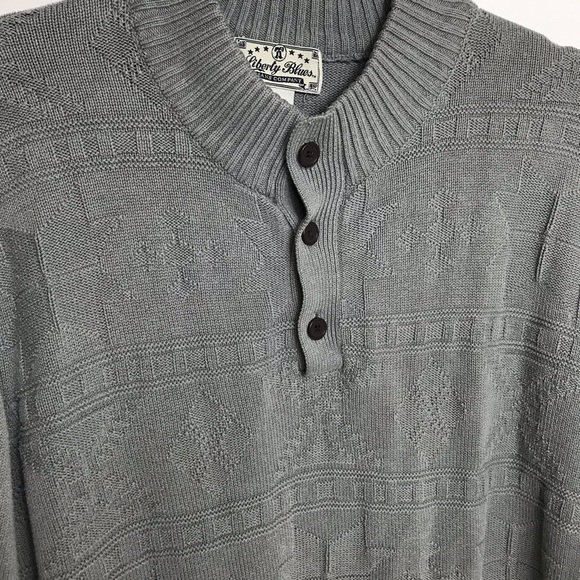 Liberty blues vintage snowflake sweater - Picture 2 of 6